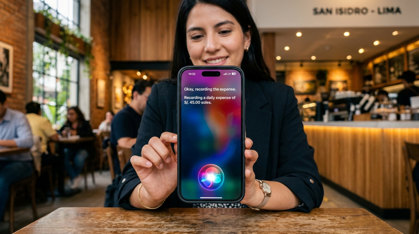 Control de Gastos por Voz con Siri: La Forma Más Rápida de Registrar tus Finanzas Personales